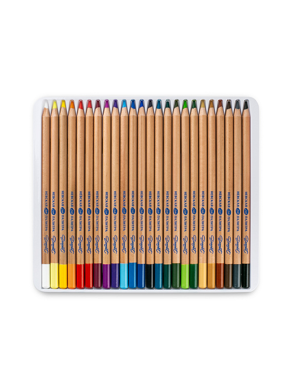 Набор карандашей пастельных "Сонет", 24 цвета 606x758